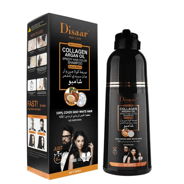 DISAAR huile d'Argan Marocaine -Eliminez les Cheveux Gris ! | Garantie Satisfait ou Remboursé