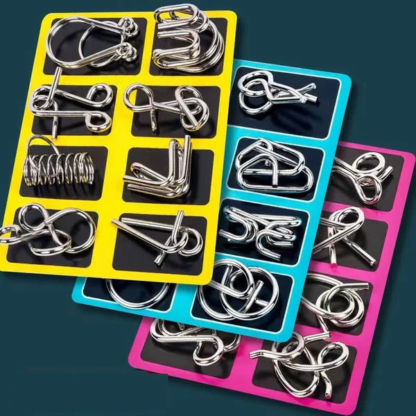 Casse-tête métallique anti-stress – jeu de déverrouillage pour stimuler le cerveau 🧠🧩 cd