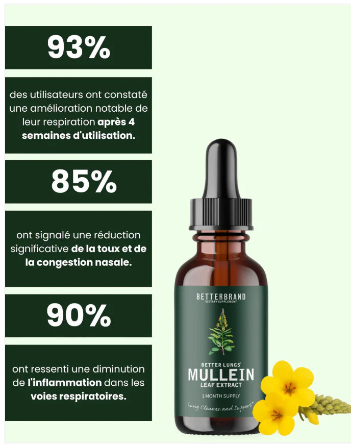 Les Gouttes pour les poumons à la molène