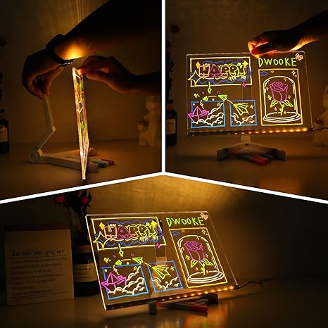 Ardoise Lumineuse LED Multifonction